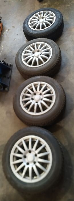 Джанти 15" 5x114,3 със зимни гуми 195,65,15