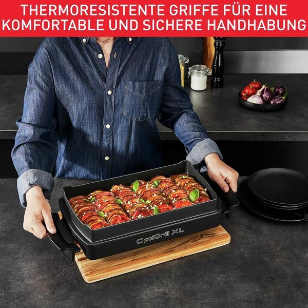 Нова Плоча за Закуски и Сладкиши Съд за Печене Тава TEFAL XA727810 OPTIGRILL+XL/ELITEXL, 2 години Гаранция