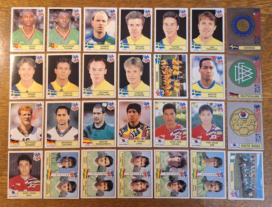 Стикери Панини САЩ '94