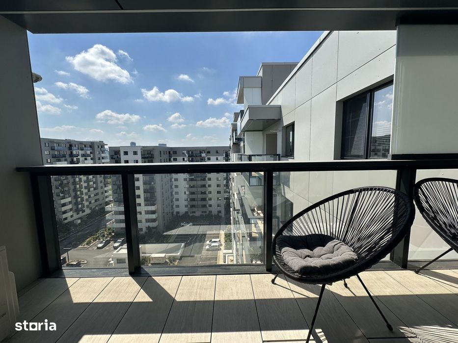 Cortina North | 2 Camere | 45+5mp | Etaj 9 | 700€ / Luna