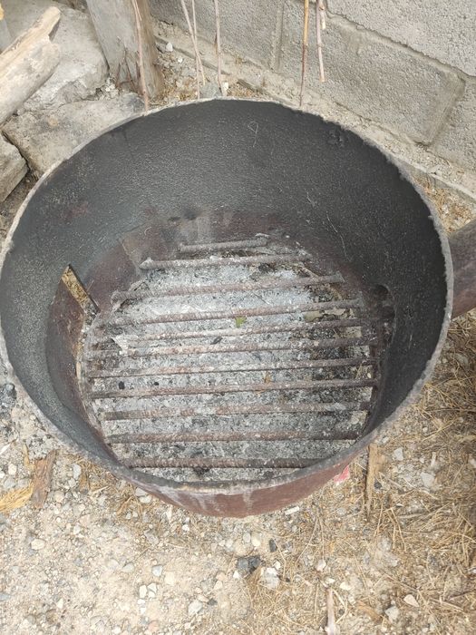 Казан ошак с печкой