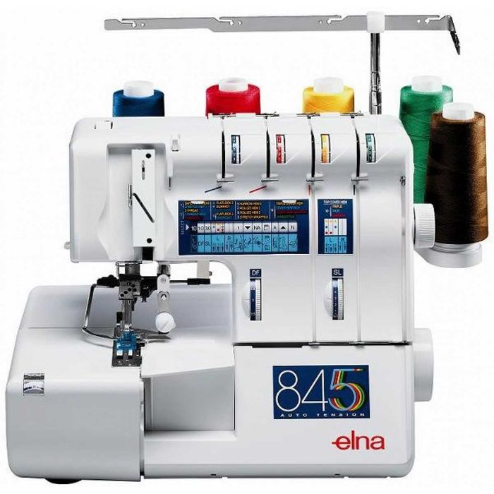 Шевна машина с 5-конечен оверлог, 3-иглова покривна машина