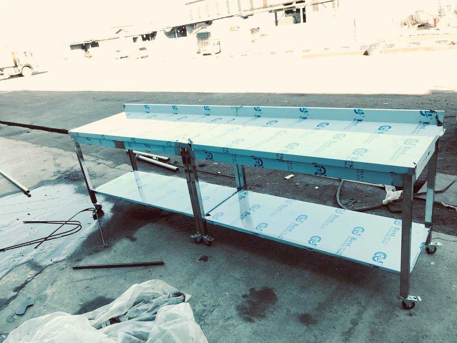 Стол из нержавеющей стали (нержавейка, nerjaveyka)