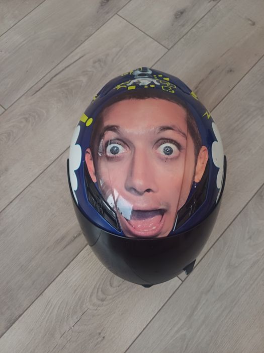 Колекционерска Лимитирана Agv K-3 L Valentino Rossi мото каска Роси