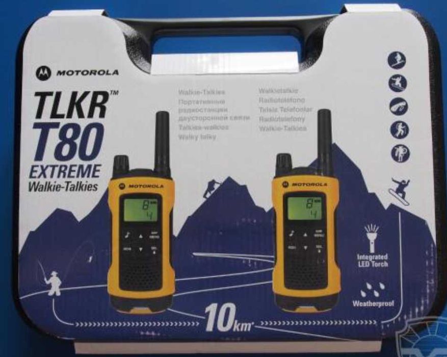 Рация Motorola TLKR T80 2 штуки в кейсе