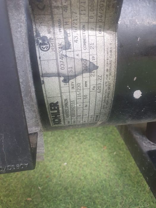 Generator profesional kohler