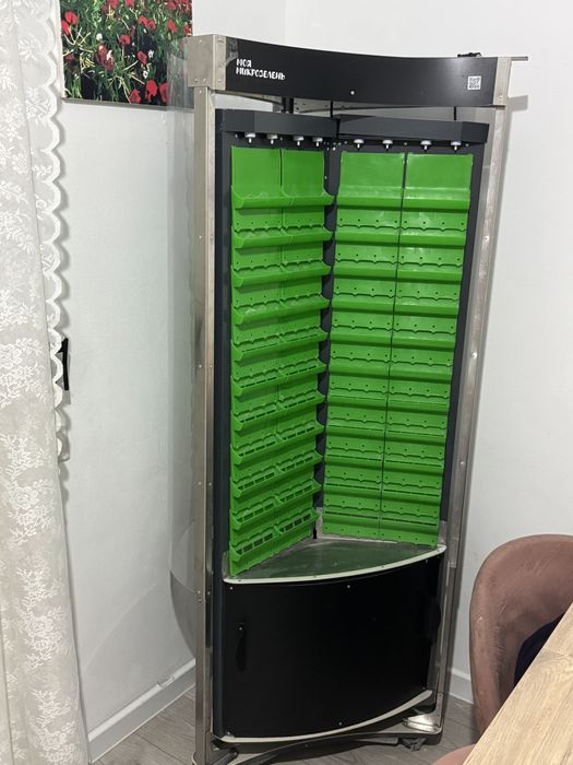 Закрытая напольная ферма с прозрачным стеклом моя микрозелень