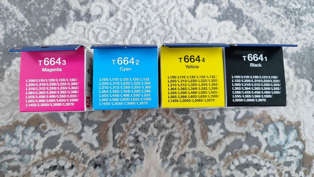 Чернила Т664 на принтеры Epson