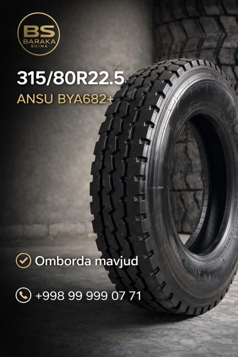 315/80R22.5 ANSU BYA682+ yuk shinasi
