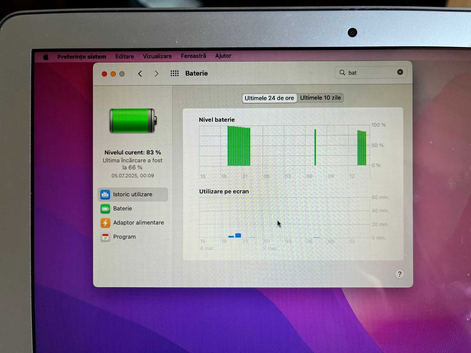 MacBook Air 13-inch, 2017, SSD 128GB, Intel i5, 4GB DDR3 RAM, A1466