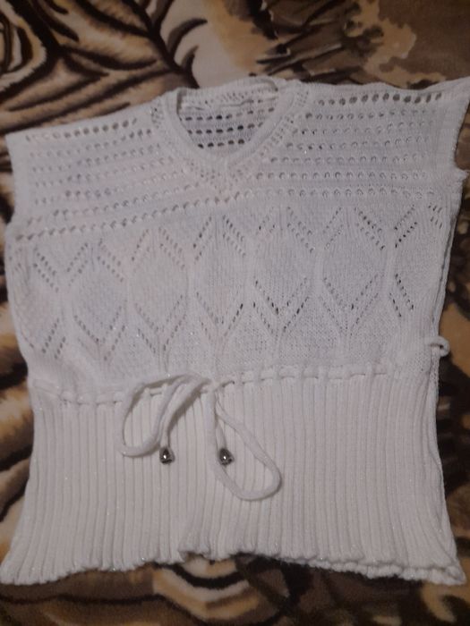 Платок паутинка и безрукавка