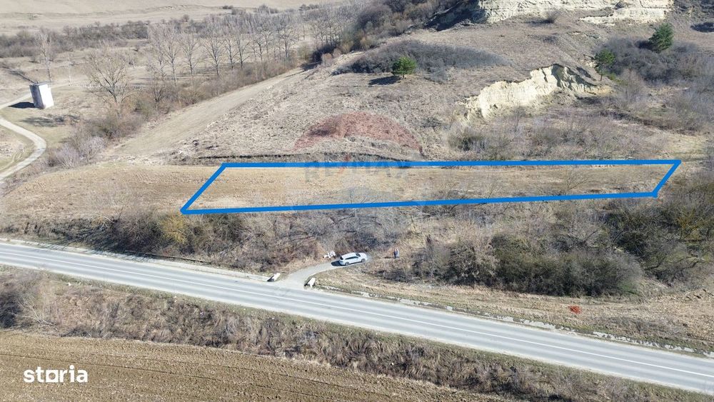 Teren extravilan 2.000 mp – cu acces direct la DN spre Moșna