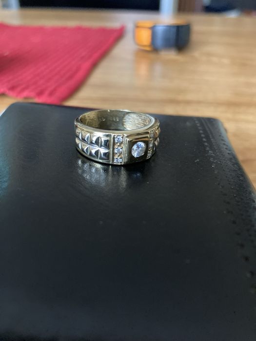 Мъжки златен пръстен 14 к проба 585