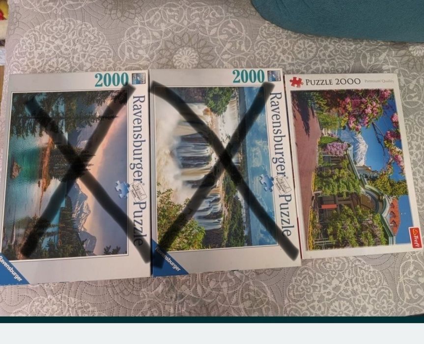 Пъзели 500, 1000,1500 и 2000 части