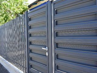 Garduri si porti stim jaluzea, sipca metalica, tabla cutata