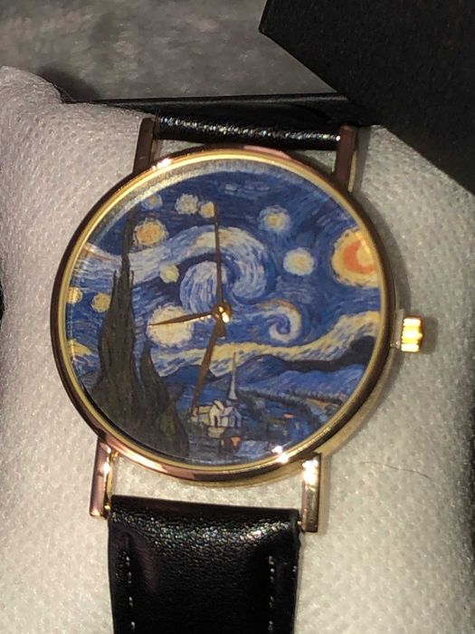 Ceas Quartz Van Gogh Noapte Instelata Deosebit Impresionismul Samsung
