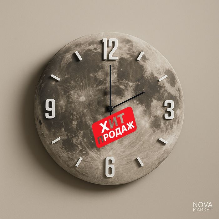 Настенные часы Луна — стильный декор для дома