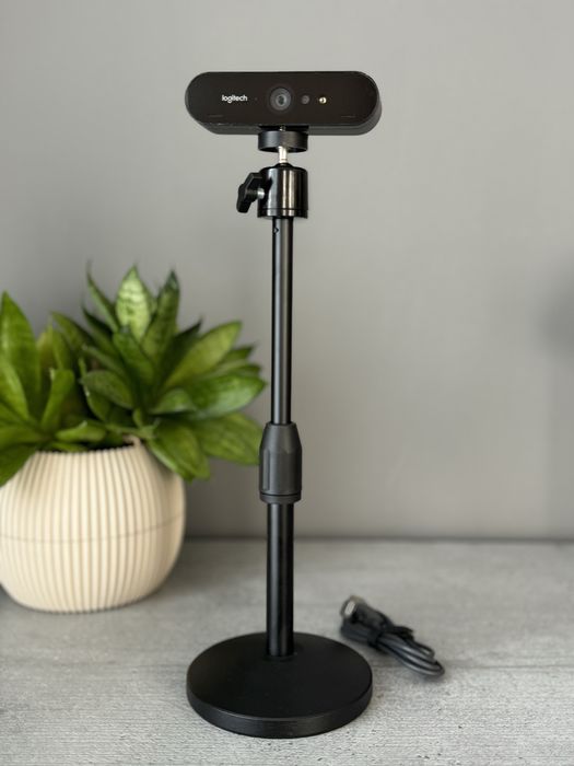 Camera Web Logitech Brio 4K + suport reglabil