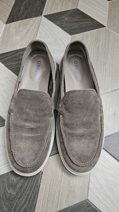 Loafers de piele intoarsa marca Denis