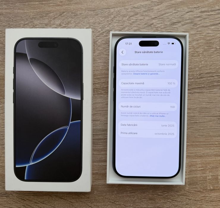 iPhone 16 Pro 256 GB ca nou in garantie