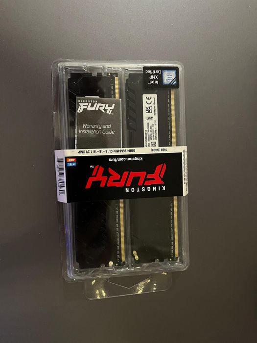 Оперативная память Kingston Fury Beast 16 GB/2 x 8 GB