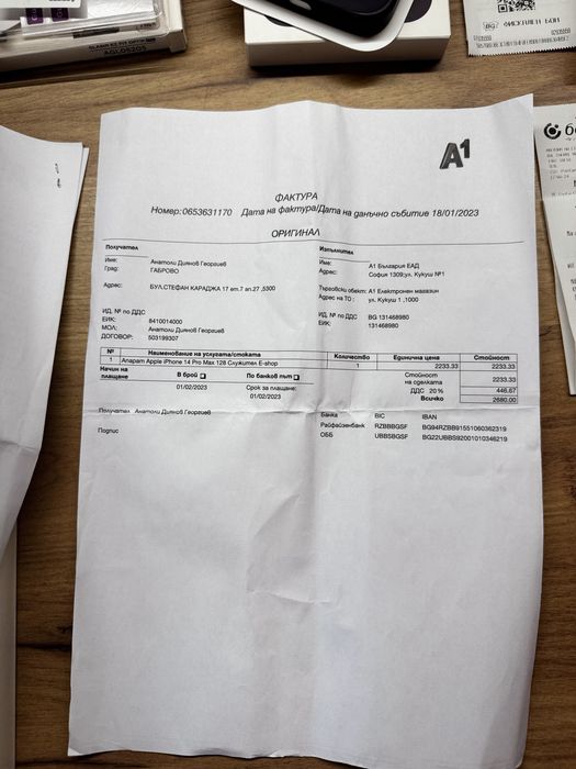 Iphone 14 Pro Max, Silver, 128 GB