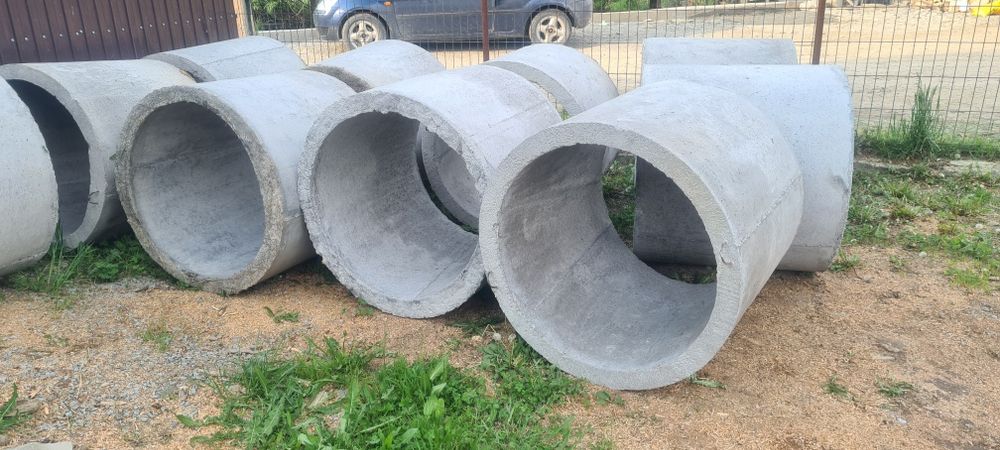 Tuburi beton inele fantana oale olane role miniexcavator