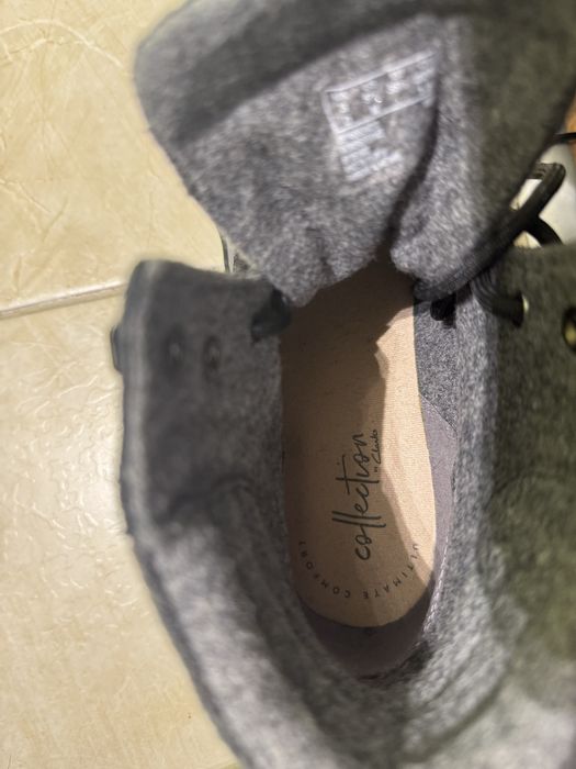 Велурени боти CLARKS 35