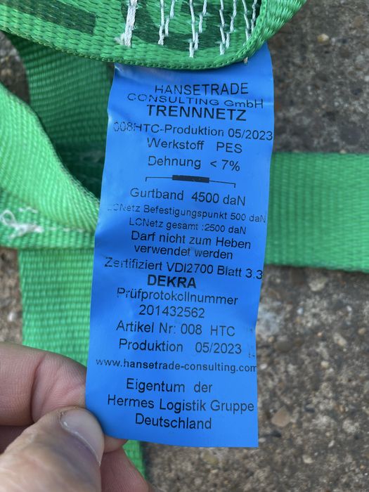 Plasa de asigurat marfa CARGO NET