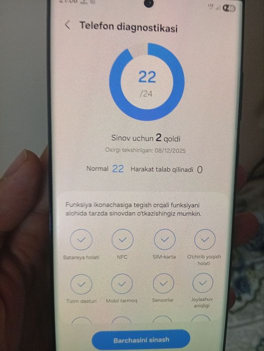 Samsung S 22 ultra 512/12 Midnight Blue