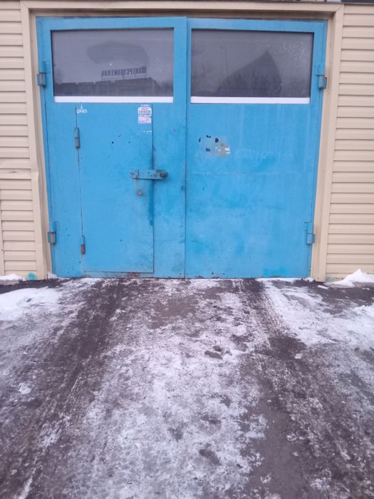 Ворота на бокс металлический