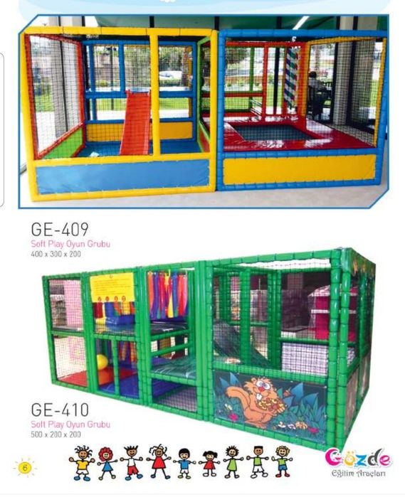 Плеиграунд нови различни размери и настилки за вътре и вън