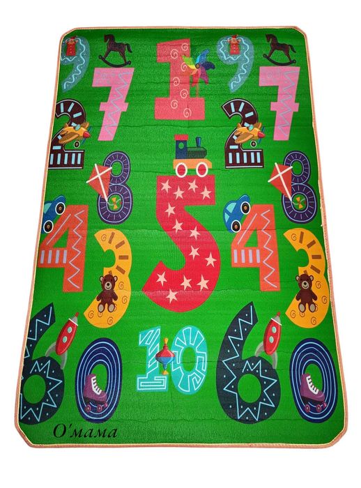 120х180см Двулицево килимче за игра / постелка /подложка за бебе термо