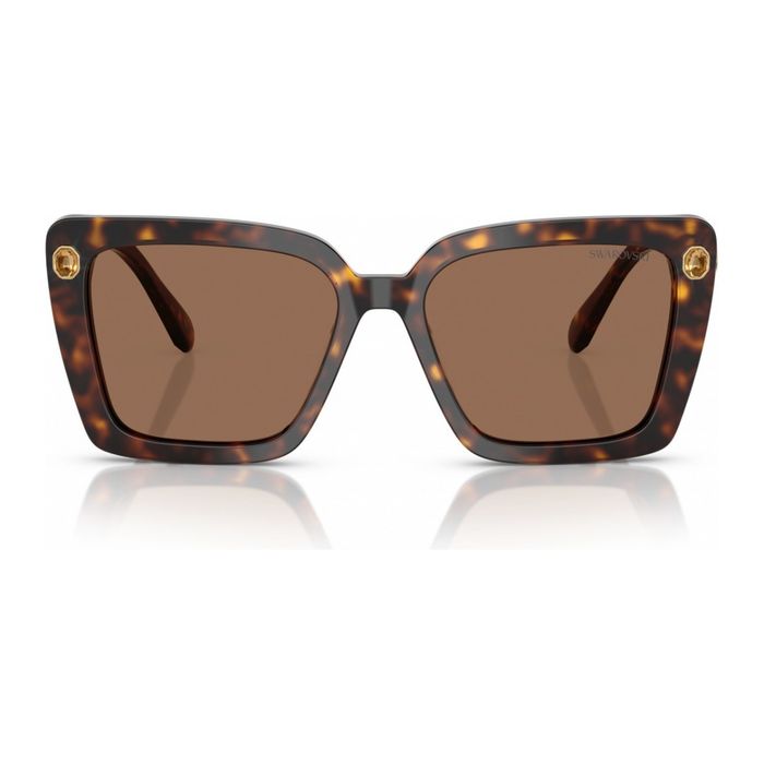 Swarovski SK6032 100273 Havana - Women's Sunglasses 55mm
