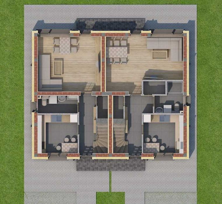 Case nZEB – Duplex modern, eficienta energetica ridicata