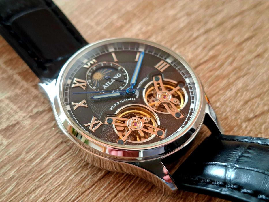ЧИСТО НОВ ! Мъжки механичен часовник "AILANG" (автоматик)