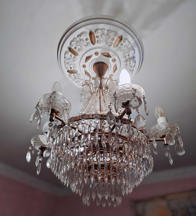Candelabru cristal in stil Neoclasic