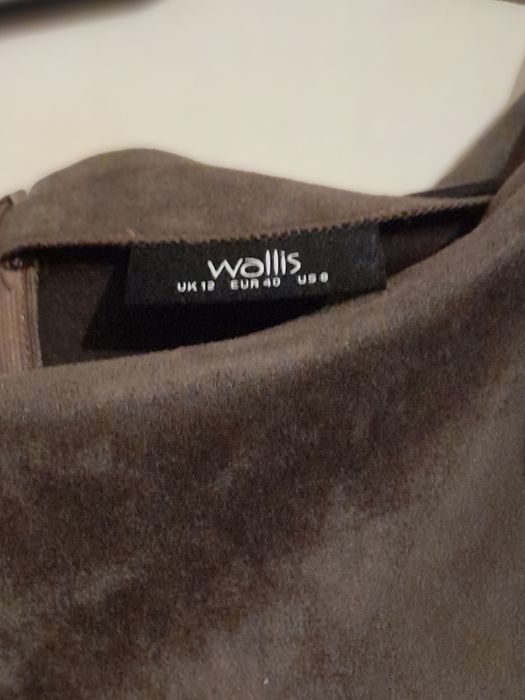 Fustă, piele întoarsă, marca WALLIS, XL..