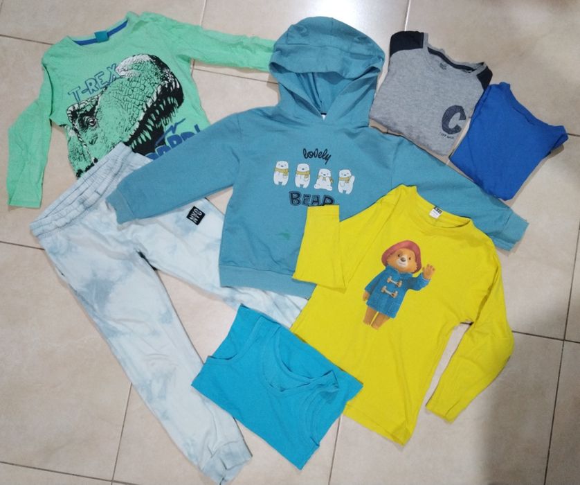 Лот детски дрехи момче 110/116