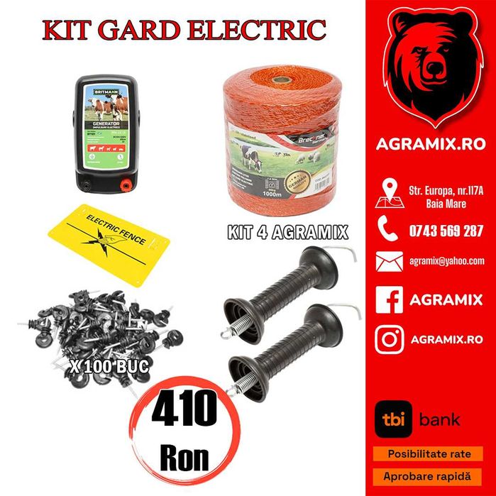 Seturi accesorii gard electric Breckner Germany, noi Agramix