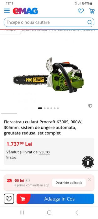Vând drujbă mică