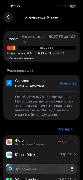 Айфон 15 про 1 тб