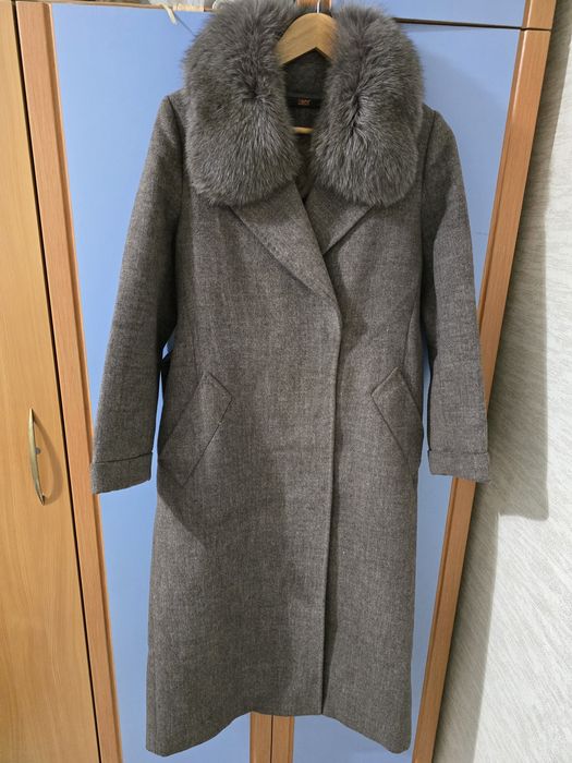 Пальто кашемировое б/у
