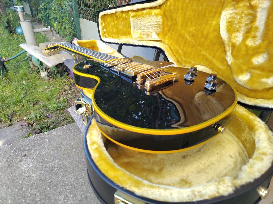 Epiphone Les Paul Joe Bonamassa Black Beauty '58 Custom Inlays Outfit