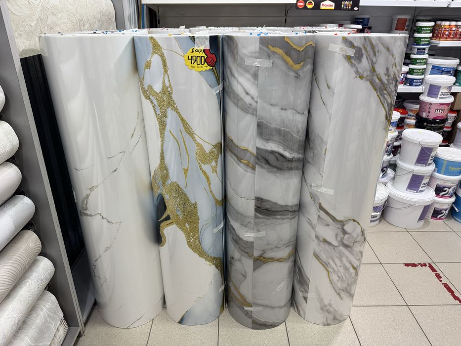 Панель самоклеющаяся «гибкий мрамор»