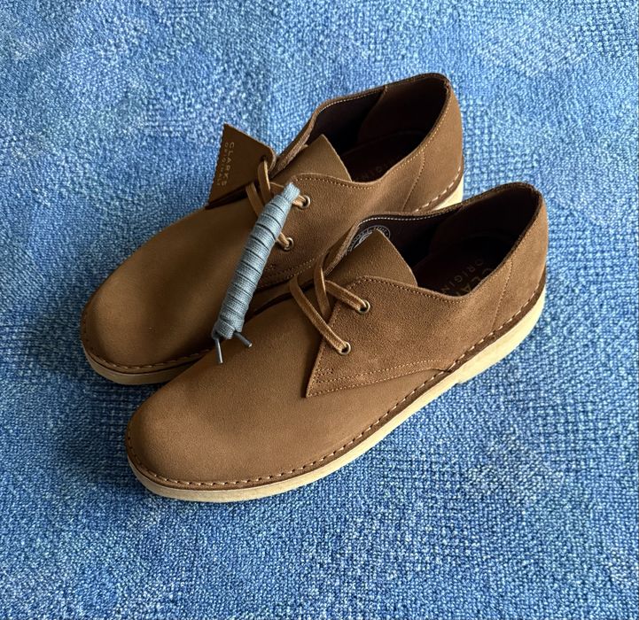 Clarks Originals Desert Khan ОРИГИНАЛНИ мъжки обувки/естествена кожа/велур - 43/28,5см