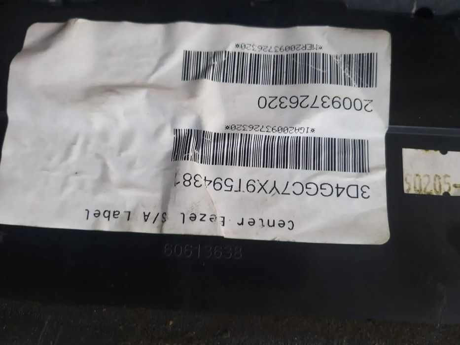 Grila ventilatie bord centrala dodge journey 60613638