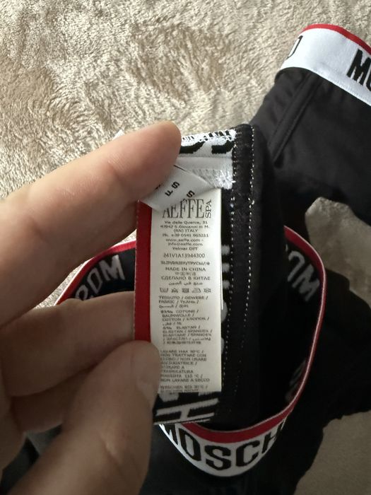 Moschino set 2 boxeri negri marimea S noi