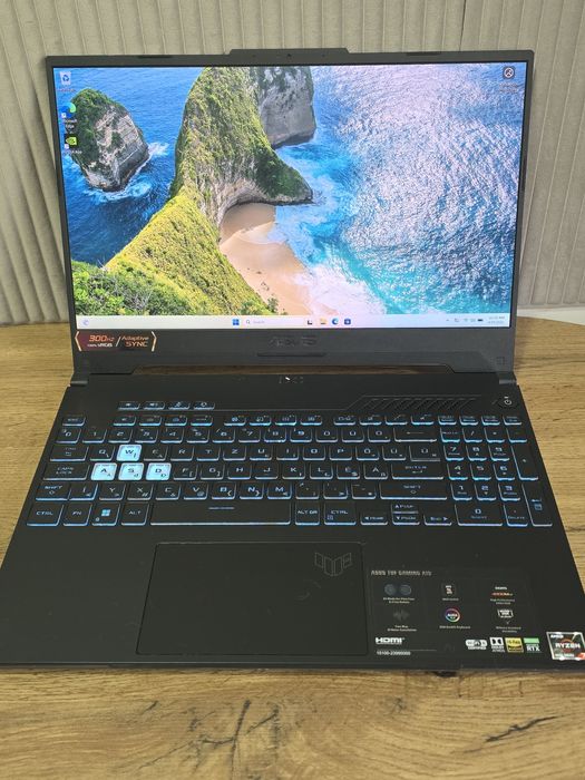 Asus TUF RTX 3070, Ryzen 7 6800H, 16gb, ssd 1 Tb