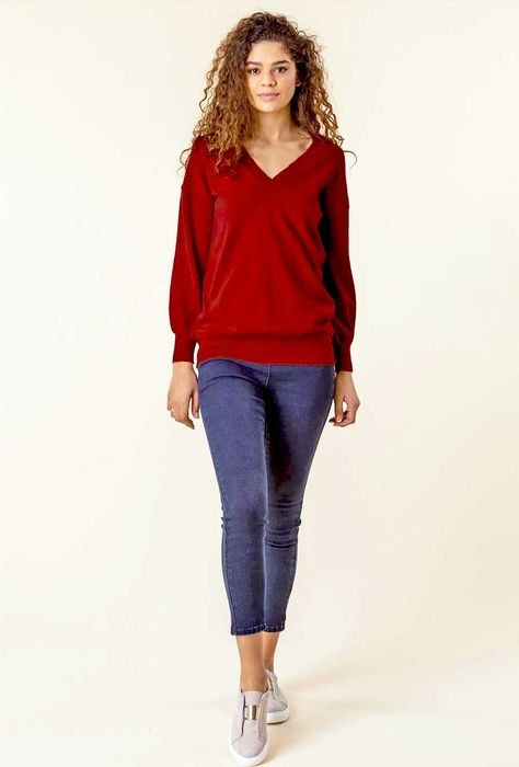 Стилен дамски пуловер Roman Originals